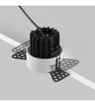 Lampy podtynkowe bezramkowe - trimless - Maytoni Round Lampa wbudowana podtynkowa LED 480lm 3000K Mosiądz DL058-7W3K-TRS-BS - product 3