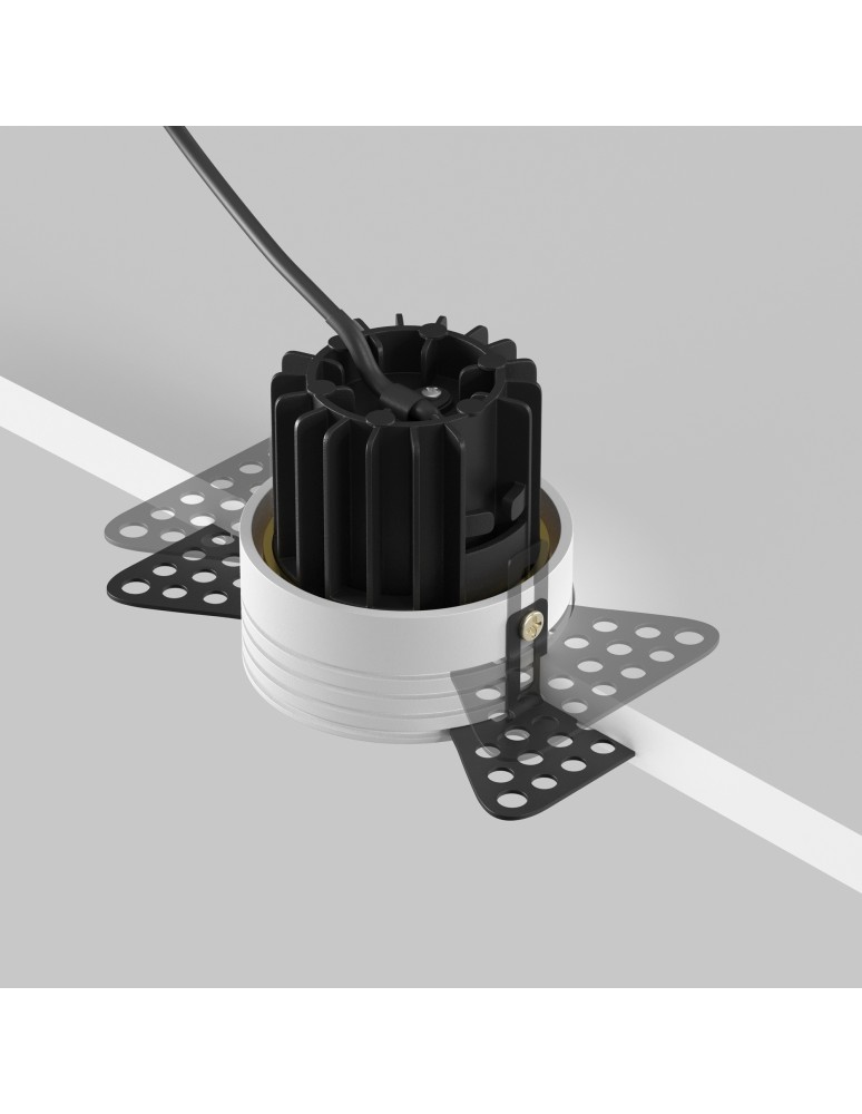 Maytoni Round Lampa wbudowana podtynkowa LED 480lm 3000K Mosiądz DL058-7W3K-TRS-BS