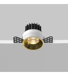Lampy podtynkowe bezramkowe - trimless - Maytoni Round Lampa wbudowana podtynkowa LED 480lm 3000K Mosiądz DL058-7W3K-TRS-BS - product 4