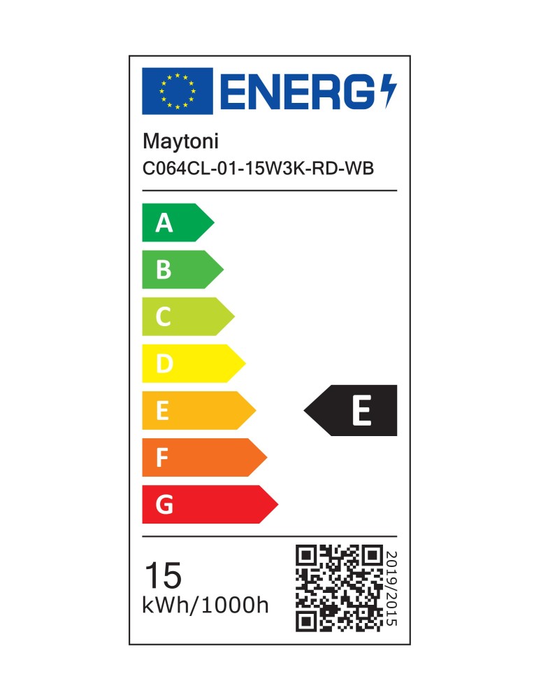 Maytoni Alfa LED Lampa sufitowa LED 1200lm 3000K Biały i czarny C064CL-01-15W3K-RD-WB Maytoni Alfa LED Lampa sufitowa LED 1200lm 3000K Biały i czarny C064CL-01-15W3K-RD-WB