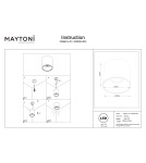 Maytoni Alfa LED Lampa sufitowa LED 1200lm 3000K Biały i czarny C064CL-01-15W3K-RD-WB Maytoni Alfa LED Lampa sufitowa LED 1200lm 3000K Biały i czarny C064CL-01-15W3K-RD-WB