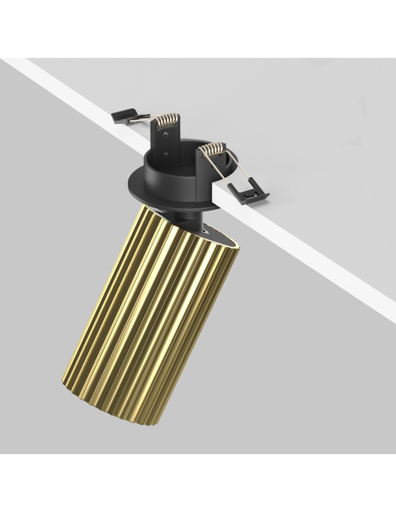 Maytoni Calipso Lampa wbudowana podtynkowa reflektor 1xGU10 Mosiądz C110CL-01-GU10-BS Maytoni Calipso Lampa wbudowana podtynkowa reflektor 1xGU10 Mosiądz C110CL-01-GU10-BS