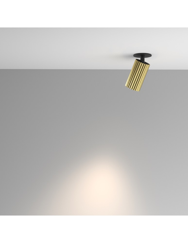 Maytoni Calipso Lampa wbudowana podtynkowa reflektor 1xGU10 Mosiądz C110CL-01-GU10-BS Maytoni Calipso Lampa wbudowana podtynkowa reflektor 1xGU10 Mosiądz C110CL-01-GU10-BS