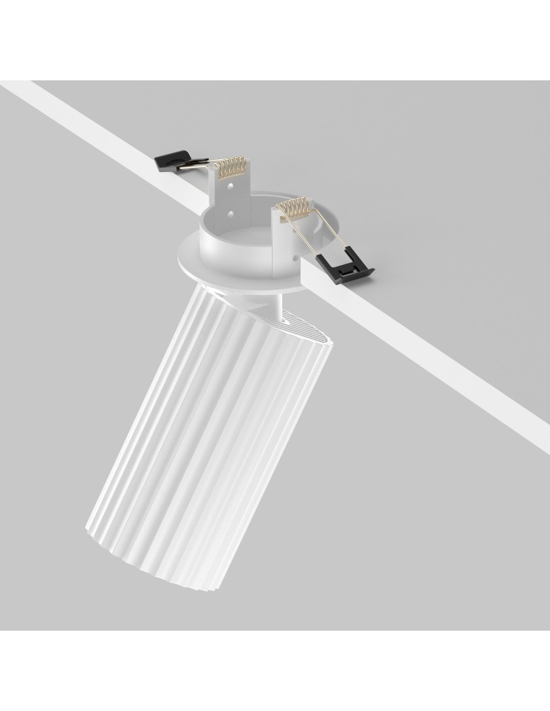 Maytoni Calipso Lampa wbudowana podtynkowa reflektor 1xGU10 Biały C110CL-01-GU10-W Maytoni Calipso Lampa wbudowana podtynkowa reflektor 1xGU10 Biały C110CL-01-GU10-W