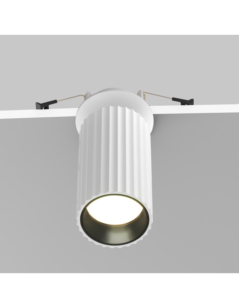 Maytoni Calipso Lampa wbudowana podtynkowa reflektor 1xGU10 Biały C110CL-01-GU10-W Maytoni Calipso Lampa wbudowana podtynkowa reflektor 1xGU10 Biały C110CL-01-GU10-W