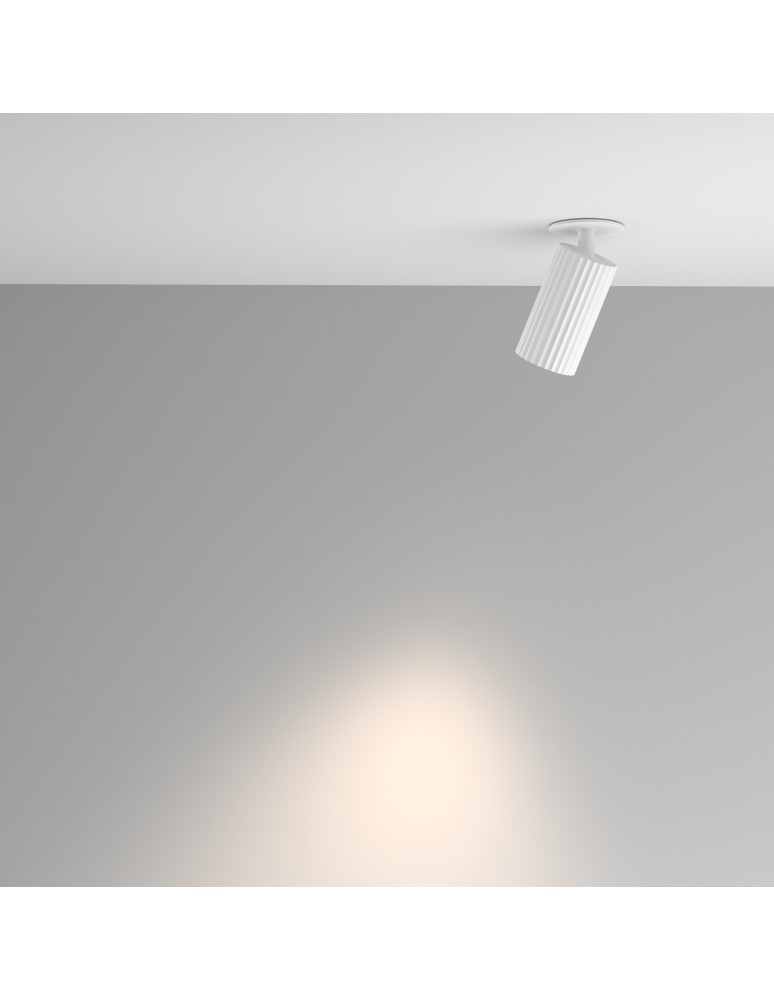 Maytoni Calipso Lampa wbudowana podtynkowa reflektor 1xGU10 Biały C110CL-01-GU10-W Maytoni Calipso Lampa wbudowana podtynkowa reflektor 1xGU10 Biały C110CL-01-GU10-W