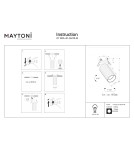 Maytoni Calipso Lampa wbudowana podtynkowa reflektor 1xGU10 Biały C110CL-01-GU10-W Maytoni Calipso Lampa wbudowana podtynkowa reflektor 1xGU10 Biały C110CL-01-GU10-W
