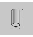 Maytoni Calipso Lampa sufitowa 1xGU10 Biały C106CL-01-GU10-W Maytoni Calipso Lampa sufitowa 1xGU10 Biały C106CL-01-GU10-W