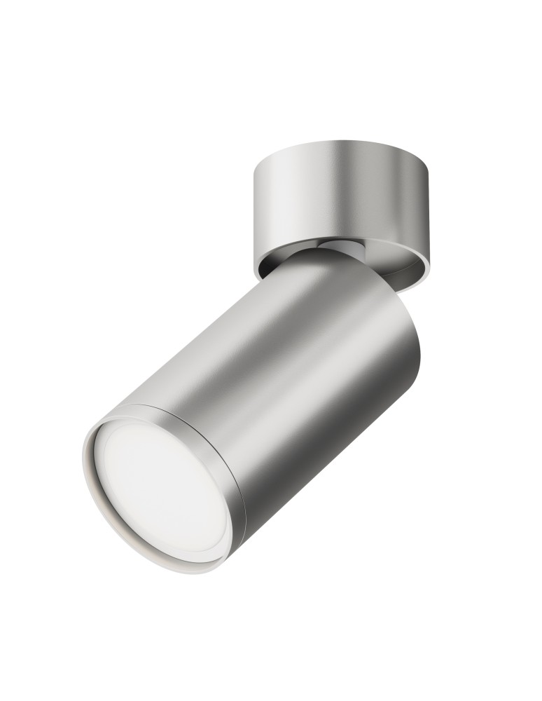 Maytoni FOCUS S Lampa sufitowa 1xGU10 Matowe srebro C050CL-U-1S