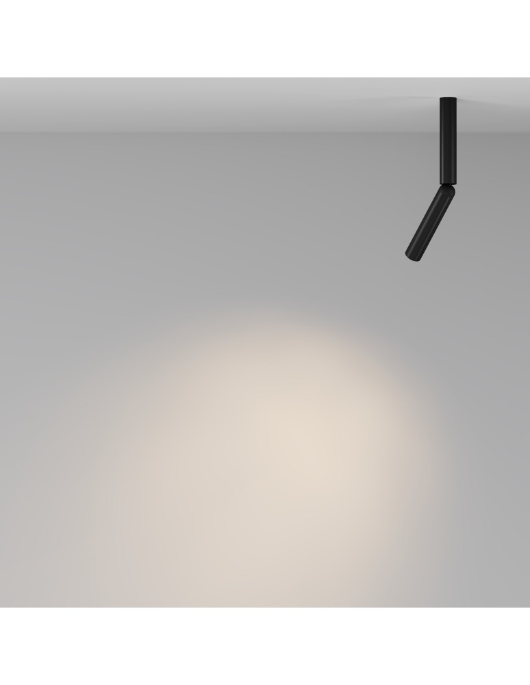 Maytoni Focus T Lampa sufitowa LED 400lm 3000K Czarny C142CL-6W3K-B Maytoni Focus T Lampa sufitowa LED 400lm 3000K Czarny C142CL-6W3K-B