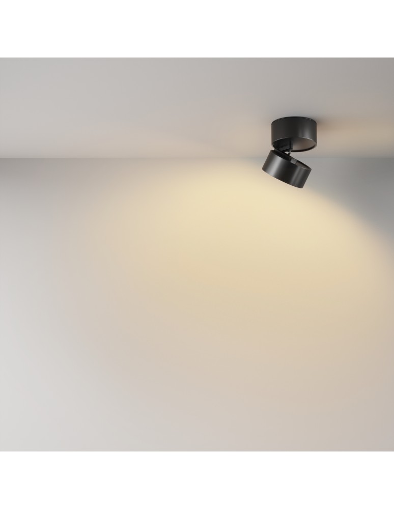 Maytoni Onda Lampa sufitowa LED 850lm 2700K Czarny C024CL-12W2.7K-B-1