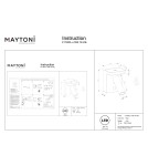 Maytoni Aron Lampa ścienna LED 400lm 2700K Czarny C179WL-L7B2.7K-DE Maytoni Aron Lampa ścienna LED 400lm 2700K Czarny C179WL-L7B2.7K-DE