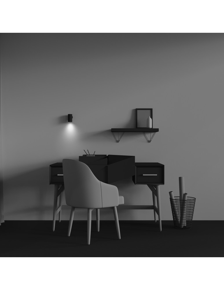 Maytoni Calipso Lampa ścienna 1xGU10 Czarny C106WL-01-GU10-B Maytoni Calipso Lampa ścienna 1xGU10 Czarny C106WL-01-GU10-B