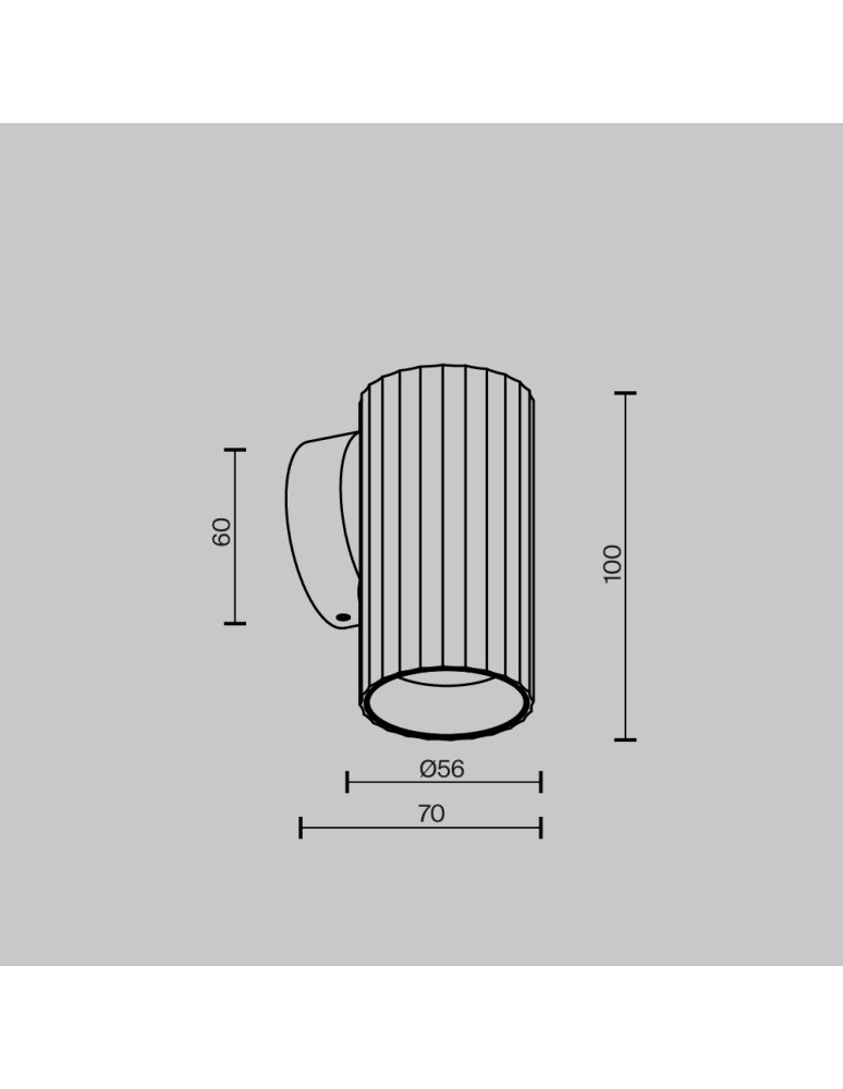 Maytoni Calipso Lampa ścienna 1xGU10 Biały C106WL-01-GU10-W Maytoni Calipso Lampa ścienna 1xGU10 Biały C106WL-01-GU10-W
