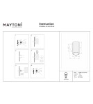 Maytoni Calipso Lampa ścienna 1xGU10 Biały C106WL-01-GU10-W Maytoni Calipso Lampa ścienna 1xGU10 Biały C106WL-01-GU10-W