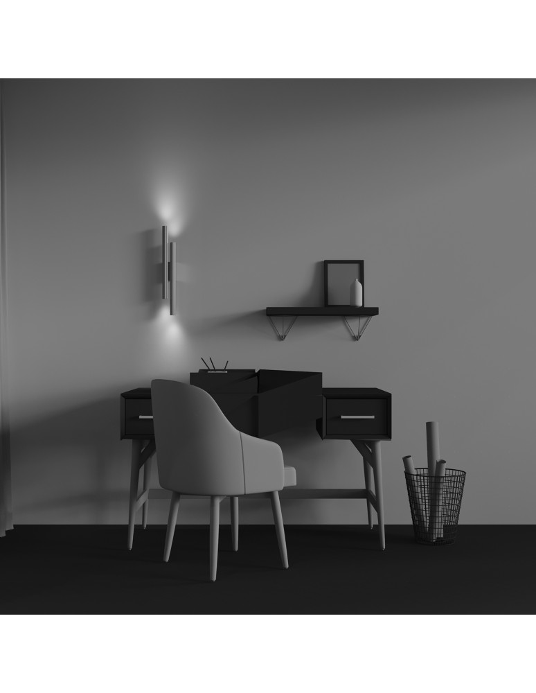 Maytoni Calipso Lampa ścienna LED 1620lm 2700K Mosiądz C082WL-24W2.7K-BS