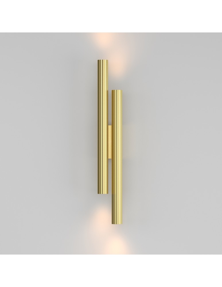 Maytoni Calipso Lampa ścienna LED 1620lm 2700K Mosiądz C082WL-24W2.7K-BS