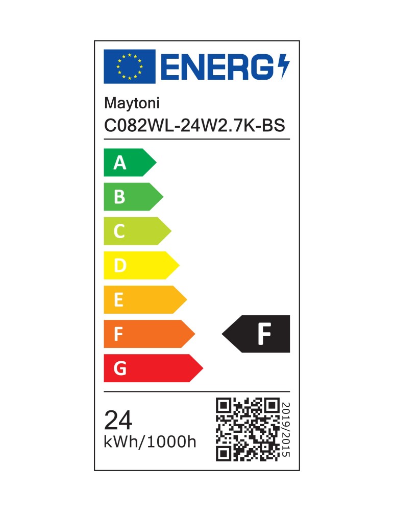 Maytoni Calipso Lampa ścienna LED 1620lm 2700K Mosiądz C082WL-24W2.7K-BS