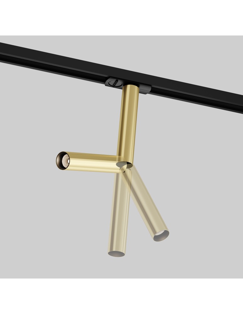 Maytoni Focus Dual Reflektor do Szyny UNITY 1-obwodowej LED 440lm 3000K Mosiądz TR142-1-6W3K-BS Maytoni Focus Dual Reflektor do Szyny UNITY 1-obwodowej LED 440lm 3000K Mosiądz TR142-1-6W3K-BS