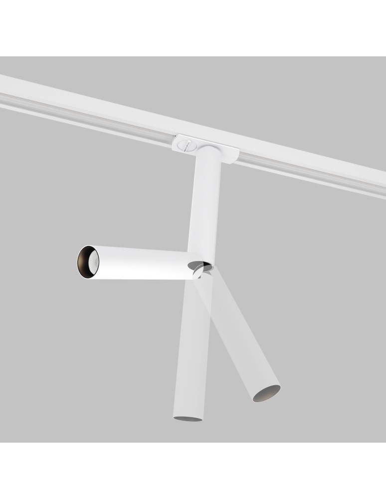 Maytoni Focus Dual Reflektor do Szyny UNITY 1-obwodowej LED 460lm 3000K Biały TR142-1-6W3K-W Maytoni Focus Dual Reflektor do Szyny UNITY 1-obwodowej LED 460lm 3000K Biały TR142-1-6W3K-W