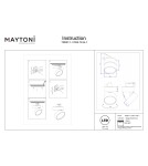 Maytoni ONDA Reflektor do Szyny UNITY 1-obwodowej LED 781lm 2700K Czarny TR007-1-12W2.7K-B-1 Maytoni ONDA Reflektor do Szyny UNITY 1-obwodowej LED 781lm 2700K Czarny TR007-1-12W2.7K-B-1