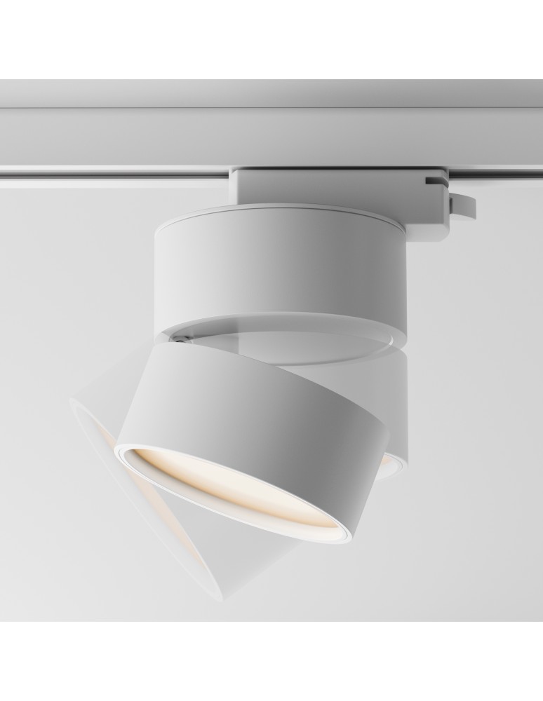 Maytoni ONDA Reflektor do Szyny UNITY 1-obwodowej LED 838lm 2700K Biały TR007-1-12W2.7K-W-1 Maytoni ONDA Reflektor do Szyny UNITY 1-obwodowej LED 838lm 2700K Biały TR007-1-12W2.7K-W-1