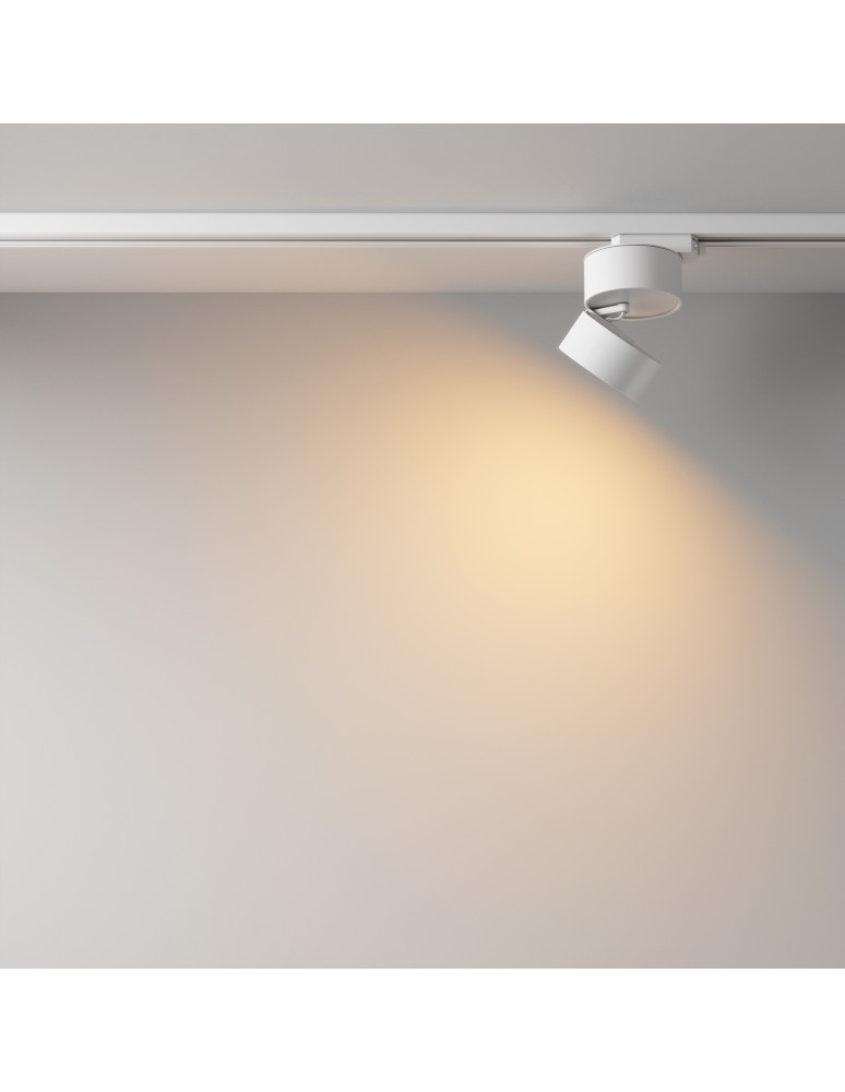 Maytoni ONDA Reflektor do Szyny UNITY 1-obwodowej LED 838lm 2700K Biały TR007-1-12W2.7K-W-1 Maytoni ONDA Reflektor do Szyny UNITY 1-obwodowej LED 838lm 2700K Biały TR007-1-12W2.7K-W-1