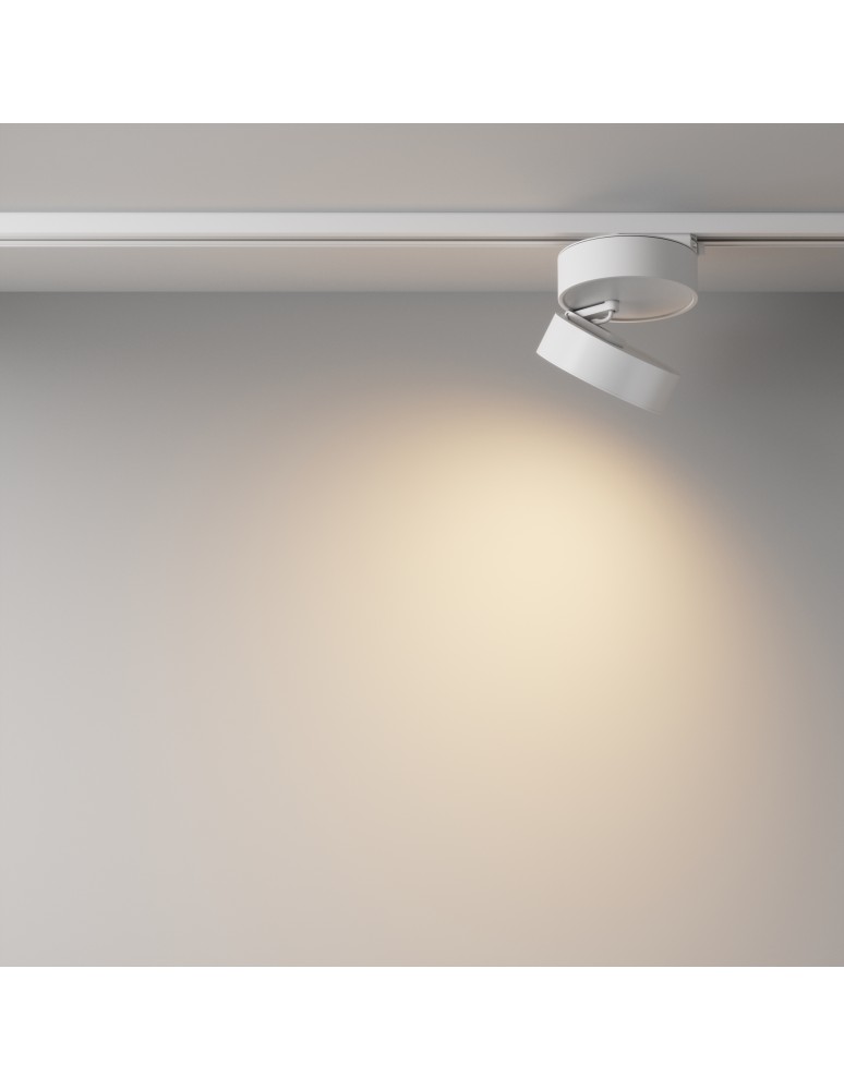 Maytoni ONDA Reflektor do Szyny UNITY 1-obwodowej LED 1490lm 3000K Biały TR007-1-18W3K-W-1 Maytoni ONDA Reflektor do Szyny UNITY 1-obwodowej LED 1490lm 3000K Biały TR007-1-18W3K-W-1
