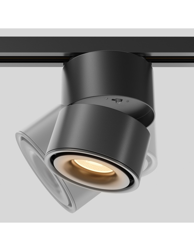 Maytoni Yin Reflektor do Szyny UNITY 1-obwodowej LED 1207lm 2700K-4000K Czarny TR084-1-15W3K-D-B-DE