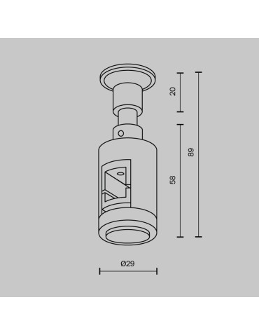 Maytoni Uchwyt Ścienny Pojedynczy Flarity LED Mosiądz TRA155CW-S1-BS - produkt 2