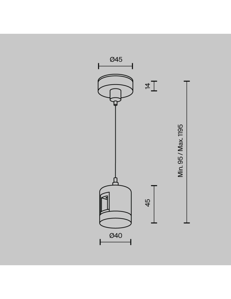 Maytoni Zawieszka Linowa z prostym złączem zasilającym Flarity Mosiądz TRA157SW-IPC1-BS Maytoni Zawieszka Linowa z prostym złączem zasilającym Flarity Mosiądz TRA157SW-IPC1-BS