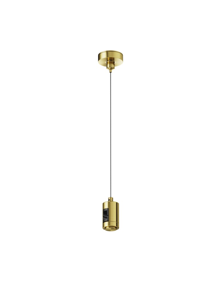 Maytoni Zawieszka Linowa pojedyncza Flarity LED Mosiądz TRA157SW-S1-BS