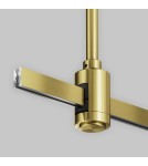 Maytoni Mocowanie Sufitowe Długie 700 mm z wejściem zasilania Flarity Mosiądz TRA159C-B1-BS Maytoni Mocowanie Sufitowe Długie 700 mm z wejściem zasilania Flarity Mosiądz TRA159C-B1-BS