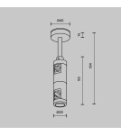 Maytoni Mocowanie Sufitowe Krótkie Podwójne 78 mm Flarity Mosiądz TRA156C-D1-BS Maytoni Mocowanie Sufitowe Krótkie Podwójne 78 mm Flarity Mosiądz TRA156C-D1-BS