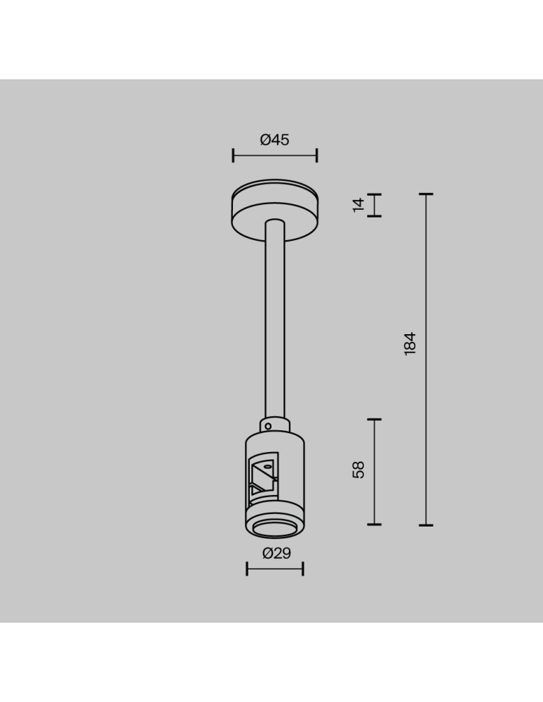 Maytoni Mocowanie Sufitowe Krótkie Pojedyncze 138 mm Flarity LED Mosiądz TRA156C-SL1-BS Maytoni Mocowanie Sufitowe Krótkie Pojedyncze 138 mm Flarity LED Mosiądz TRA156C-SL1-BS