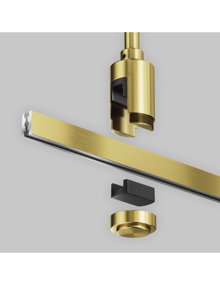 Maytoni Mocowanie Sufitowe Krótkie Pojedyncze 138 mm Flarity LED Mosiądz TRA156C-SL1-BS Maytoni Mocowanie Sufitowe Krótkie Pojedyncze 138 mm Flarity LED Mosiądz TRA156C-SL1-BS