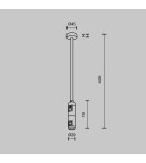 Maytoni Mocowanie Sufitowe Średnie Podwójne 300 mm Flarity Mosiądz TRA158C-D1-BS Maytoni Mocowanie Sufitowe Średnie Podwójne 300 mm Flarity Mosiądz TRA158C-D1-BS