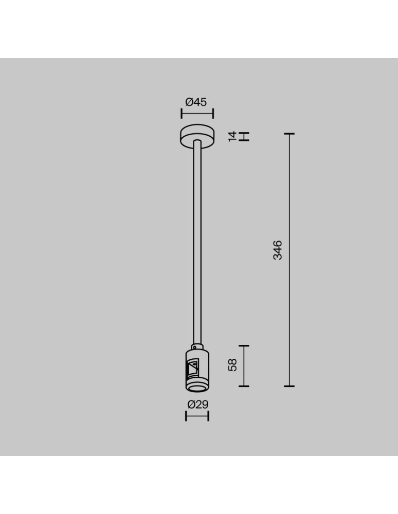 Maytoni Mocowanie Sufitowe Średnie Pojedyncze 300 mm Flarity LED Mosiądz TRA158C-S1-BS Maytoni Mocowanie Sufitowe Średnie Pojedyncze 300 mm Flarity LED Mosiądz TRA158C-S1-BS
