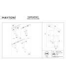 Maytoni Elti Duo Reflektor Podwójny do Szyny Exility LED 1517lm 3000K Czerń i mosiądz TR005-2-2X12W3K-BBS Maytoni Elti Duo Reflektor Podwójny do Szyny Exility LED 1517lm 3000K Czerń i mosiądz TR005-2-2X12W3K-BBS