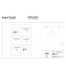 Maytoni Focus T Reflektor do Szyny Exility LED 280lm 3000K Biały TR141-2-6W3K-M-W Maytoni Focus T Reflektor do Szyny Exility LED 280lm 3000K Biały TR141-2-6W3K-M-W