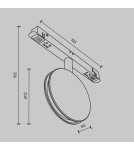 Maytoni Outline Lampa do Szyny Exility LED 28lm 3000K Czarny TR090-2-6W3K-B Maytoni Outline Lampa do Szyny Exility LED 28lm 3000K Czarny TR090-2-6W3K-B