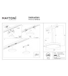 Maytoni Plato Lampa Talerz do Szyny Exility LED 712lm 3000K Czarny TR131-2-15W3K-B Maytoni Plato Lampa Talerz do Szyny Exility LED 712lm 3000K Czarny TR131-2-15W3K-B