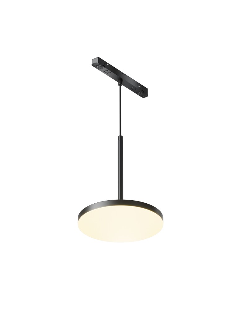Maytoni Plato Lampa Talerz do Szyny Exility LED 708lm 3000K Czarny TR123-2-15W3K-B Maytoni Plato Lampa Talerz do Szyny Exility LED 708lm 3000K Czarny TR123-2-15W3K-B