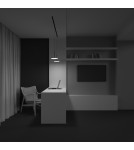 Maytoni Plato Lampa Talerz do Szyny Exility LED 708lm 3000K Czarny TR123-2-15W3K-B Maytoni Plato Lampa Talerz do Szyny Exility LED 708lm 3000K Czarny TR123-2-15W3K-B