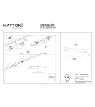 Maytoni Relax Lampa Talerz do Szyny Exility LED 139lm 3000K Mosiądz TR107-2-5W3K-BS Maytoni Relax Lampa Talerz do Szyny Exility LED 139lm 3000K Mosiądz TR107-2-5W3K-BS