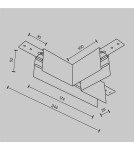 Maytoni Łącznik T do szyny Exility LED Biały TRA034CT-41W-DE Maytoni Łącznik T do szyny Exility LED Biały TRA034CT-41W-DE