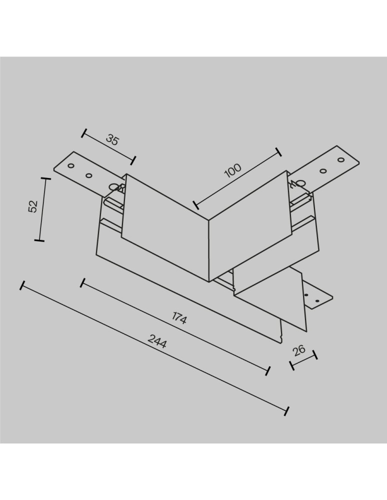 Maytoni Łącznik T do szyny Exility LED Biały TRA034CT-41W-DE Maytoni Łącznik T do szyny Exility LED Biały TRA034CT-41W-DE
