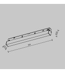 Maytoni Basis Lampa Liniowa do Szyny Exility LED 800lm 2700K Czarny TR030-2-12W2.7K-B Maytoni Basis Lampa Liniowa do Szyny Exility LED 800lm 2700K Czarny TR030-2-12W2.7K-B