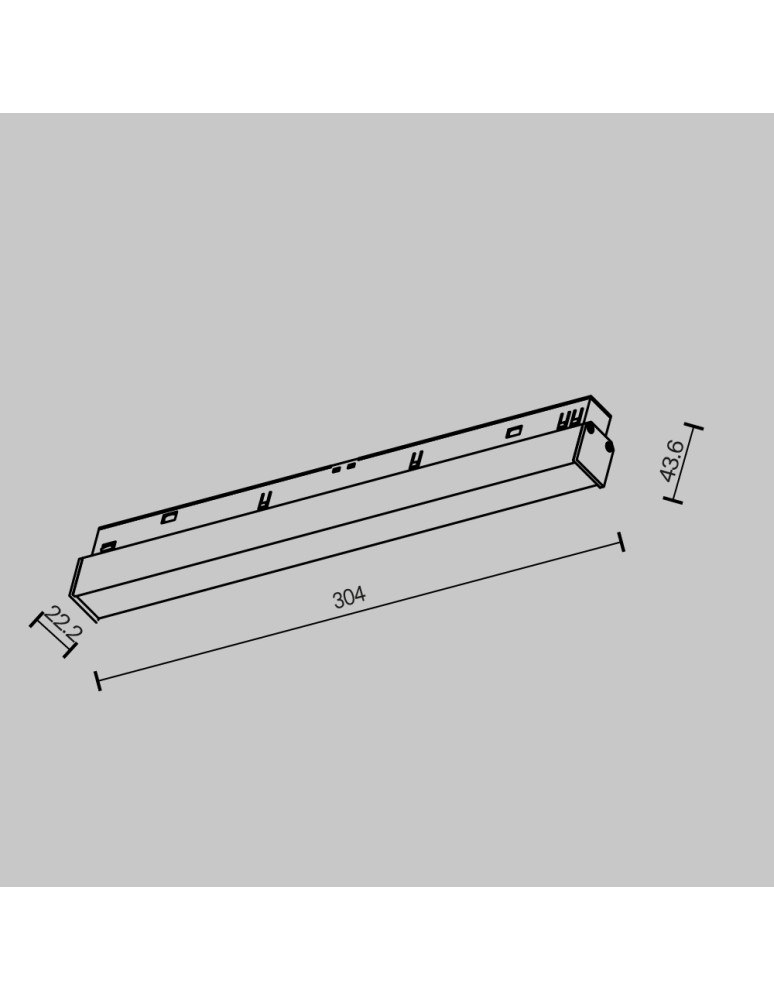 Maytoni Basis Lampa Liniowa do Szyny Exility LED 800lm 2700K Czarny TR030-2-12W2.7K-B Maytoni Basis Lampa Liniowa do Szyny Exility LED 800lm 2700K Czarny TR030-2-12W2.7K-B