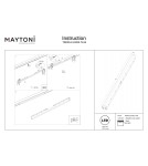 Maytoni Basis Lampa Liniowa do Szyny Exility LED 1630lm 2700K Czarny TR030-2-24W2.7K-B Maytoni Basis Lampa Liniowa do Szyny Exility LED 1630lm 2700K Czarny TR030-2-24W2.7K-B